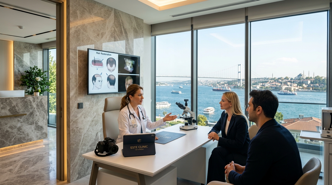 Hair Transplant in Istanbul Estelity Clinic Consultation