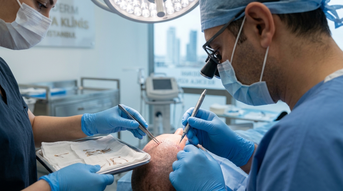 Sapphire FUE Hair Transplant in Istanbul